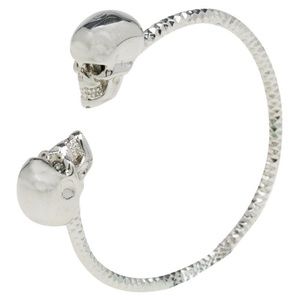 Alexander McQueen Jewelry - Alexander McQueen Crystal Twin Skull Bracelet Alexander McQueen Jewelry - Alexander McQueen Crystal Twin Skull Bracelet